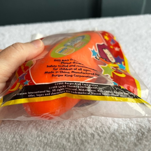 1999 Burger King Kids Meal Nickelodeon Kids' Choice Awards Blimp Toy - Picture 4 of 6